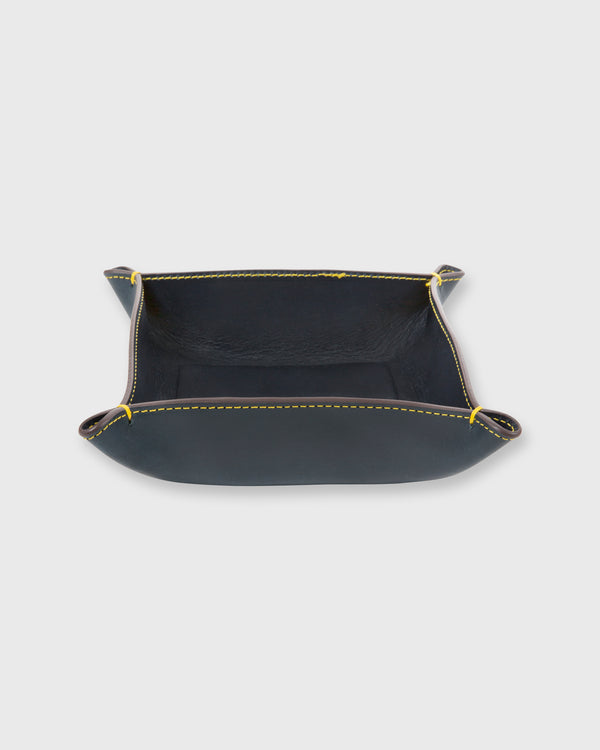 Sid Mashburn Medium Tray In Navy Leather