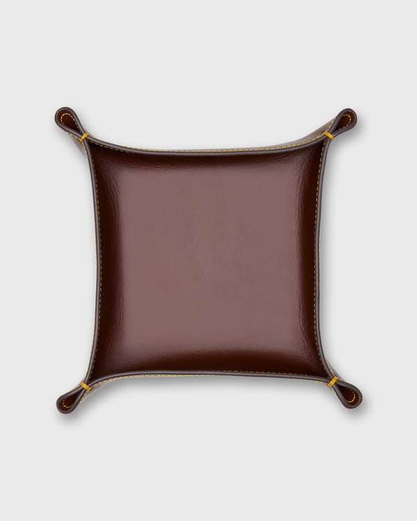 sid mashburn Medium Tray in Papaya Leather