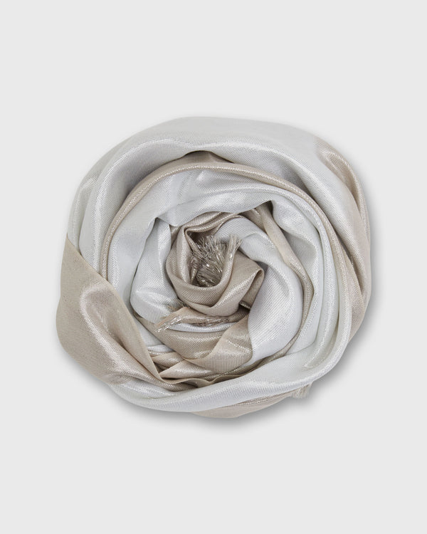 sid mashburn Metallic Fringed Scarf in Natural