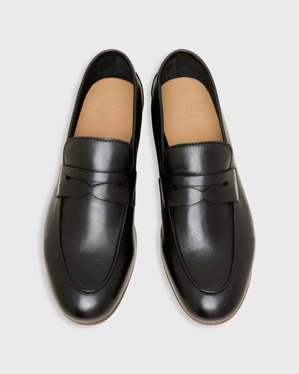 Sid Mashburn Mia Loafer In Black Leather