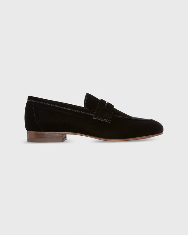 sid mashburn Mia Loafer in Black Velvet