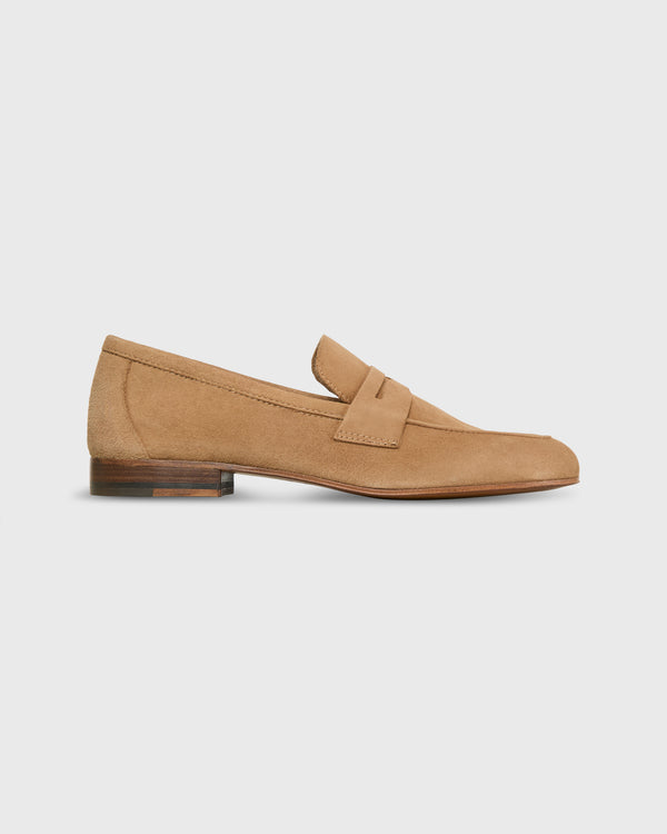 sid mashburn Mia Loafer in Camel Suede