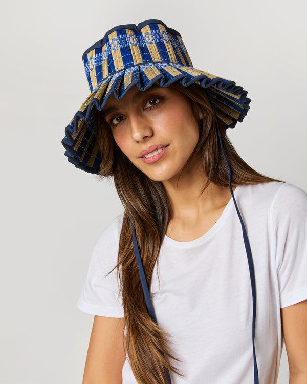Sid Mashburn Midi Capri Hat In Mediterranean