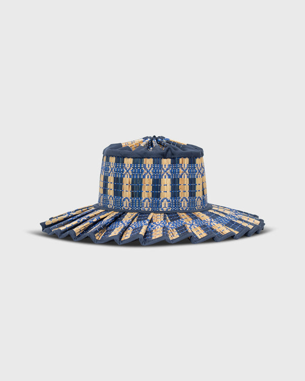 sid mashburn Midi Capri Hat in Mediterranean