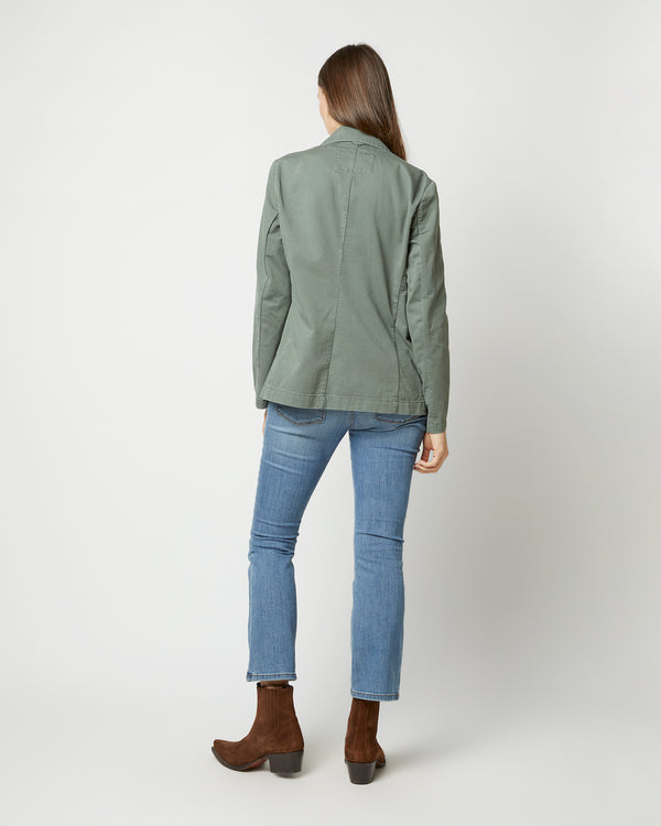 Sid Mashburn Military Jacket In Army Green