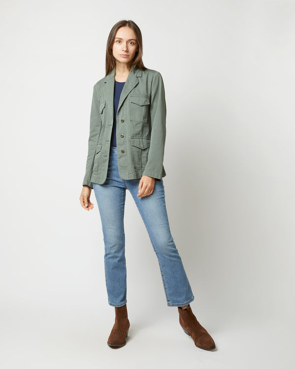 sid mashburn Military Jacket in Army Green