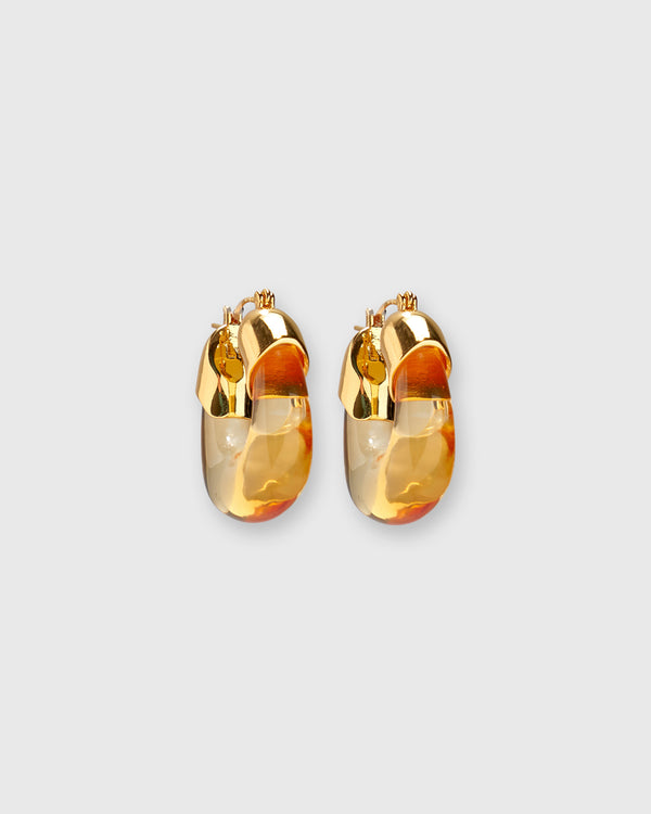 sid mashburn Mini Organic Hoop Earrings in Honey