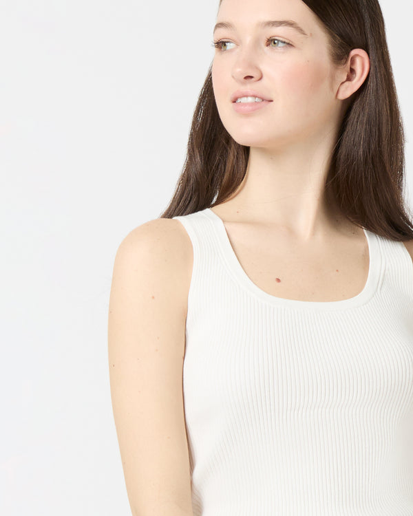 Sid Mashburn Nia Shell In Chalk Ice Cotton