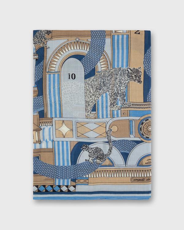 sid mashburn Nicolas Scarf in Blue