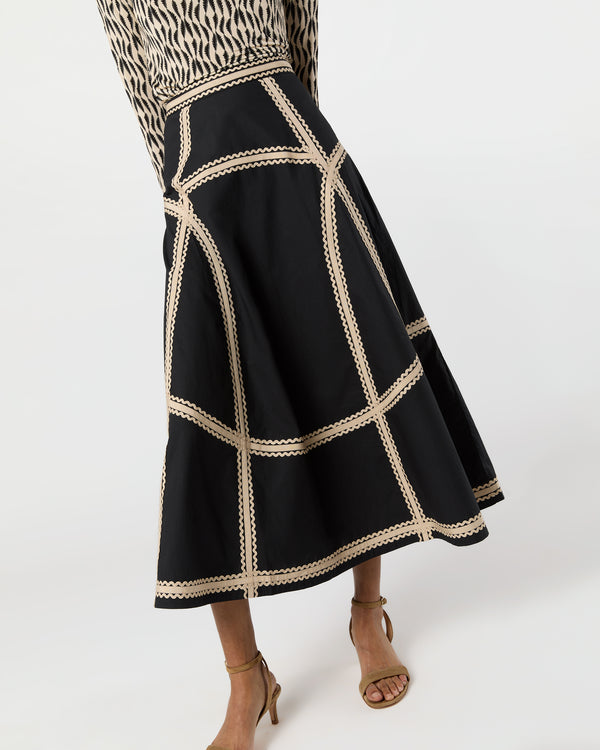 Sid Mashburn Norah Skirt In Noir