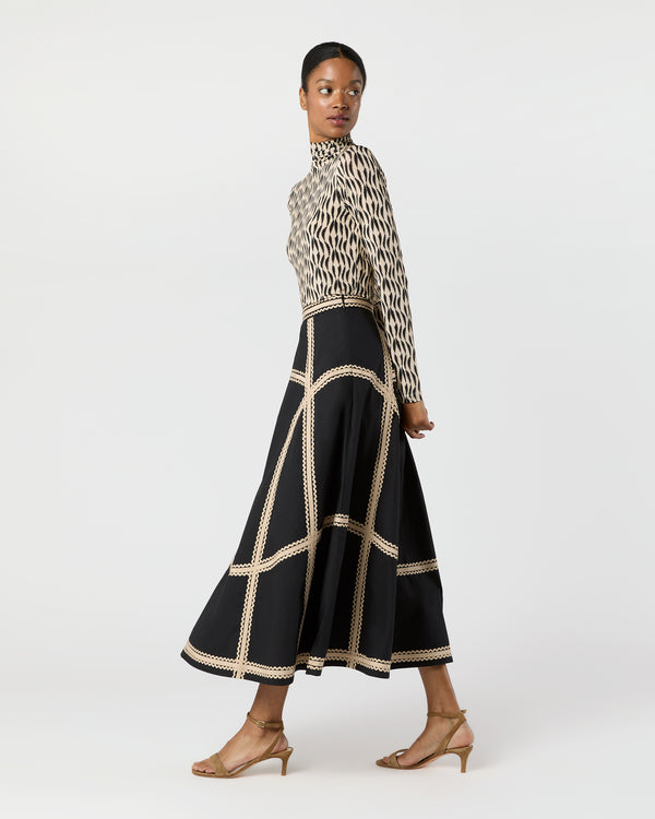 Sid Mashburn Norah Skirt In Noir