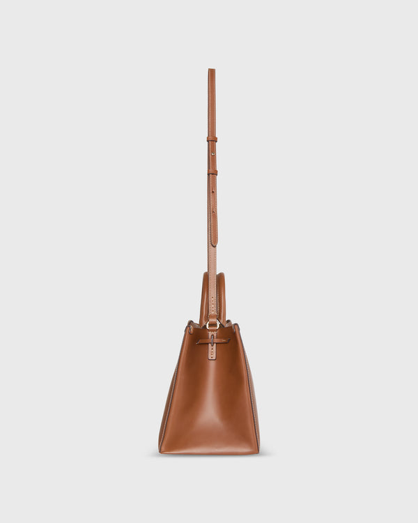 Sid Mashburn Olivia Handbag In Tan Leather