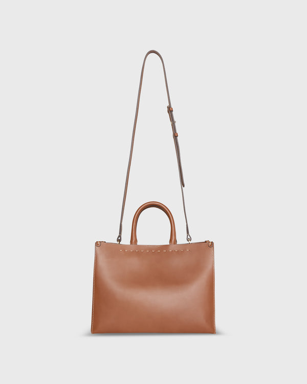 sid mashburn Olivia Handbag in Tan Leather