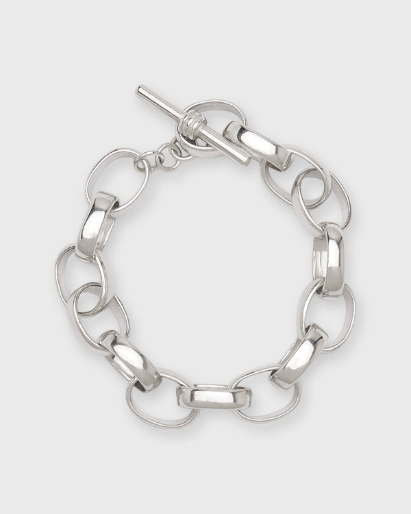 sid mashburn Oval Link Bracelet in Sterling Silver