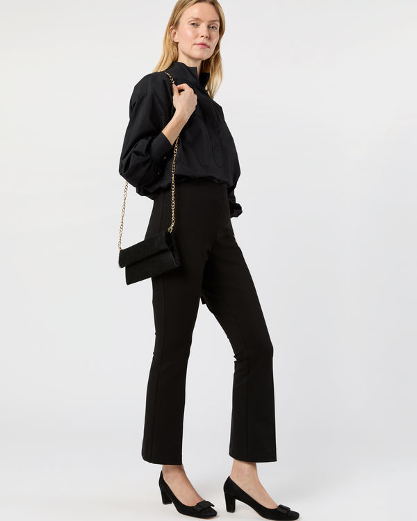 Sid Mashburn Paige Clutch In Black Calf Hair