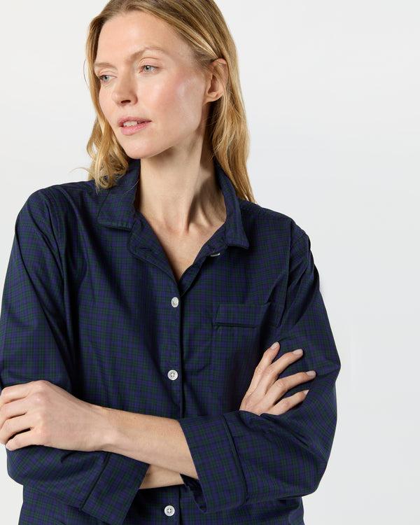 Sid Mashburn Pajama Set In Blackwatch Poplin