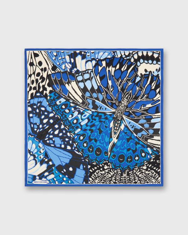 Sid Mashburn Papillions Square Scarf In Blue