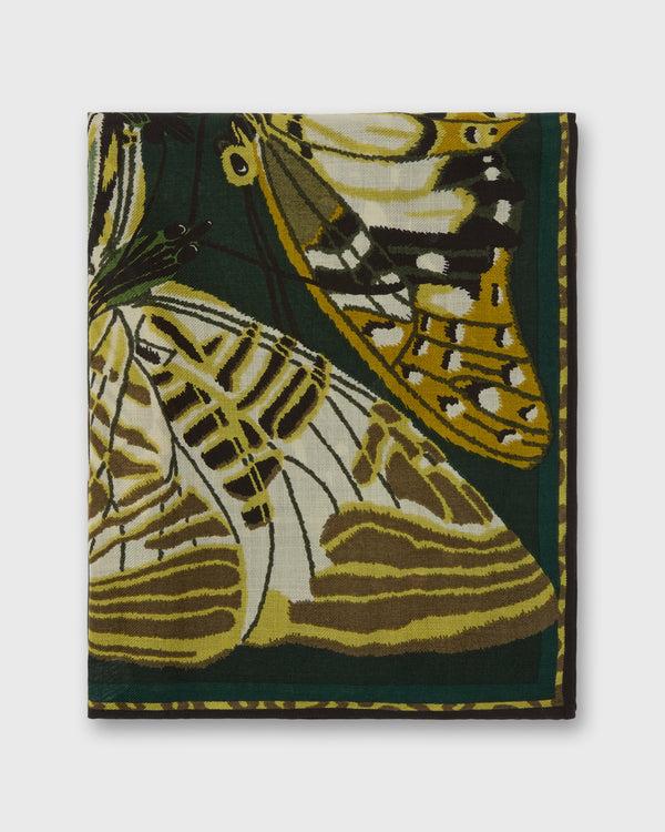 Sid Mashburn Papillons Scarf In Emerald