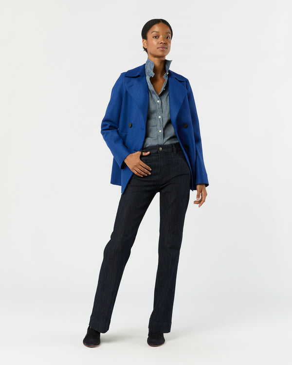 Sid Mashburn Peacoat In Mirage