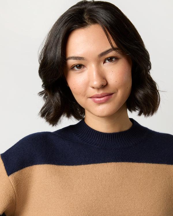 Sid Mashburn Penny Sweater In Dark Navy