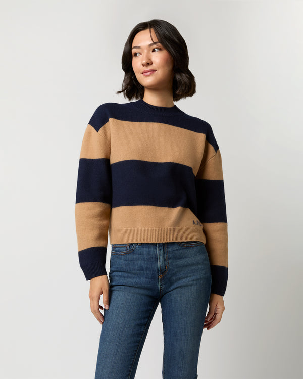 sid mashburn Penny Sweater in Dark Navy