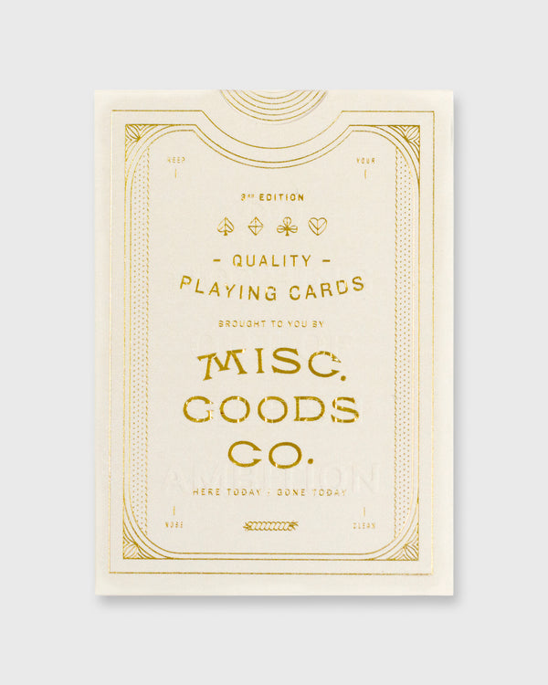 sid mashburn Playing Cards in Ivory