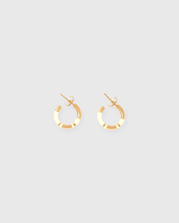 sid mashburn Positano Earrings in Gold/Ivory