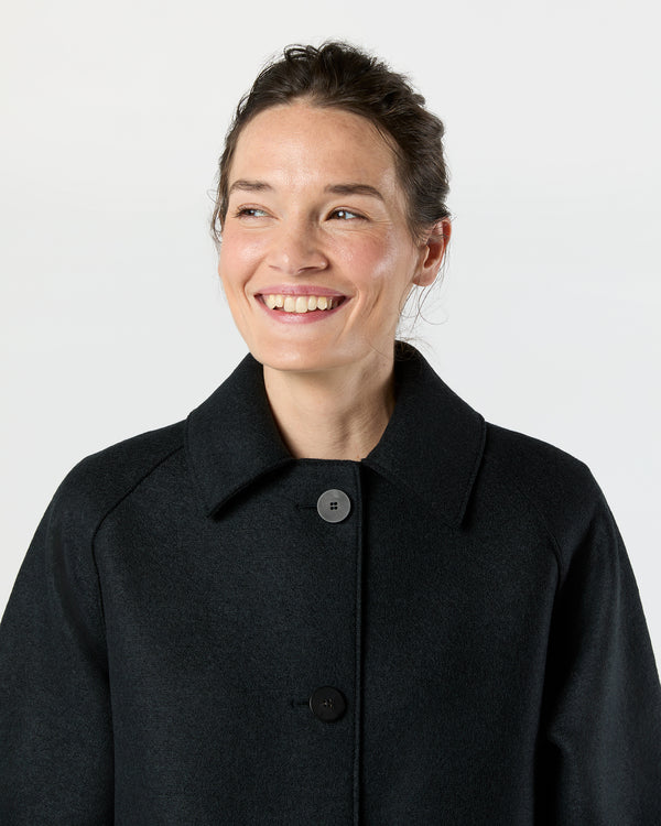 Sid Mashburn Raglan Jacket In Dark Blue