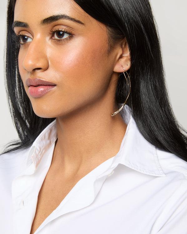 Sid Mashburn Rattlesnake Rib Earrings In Vermeil