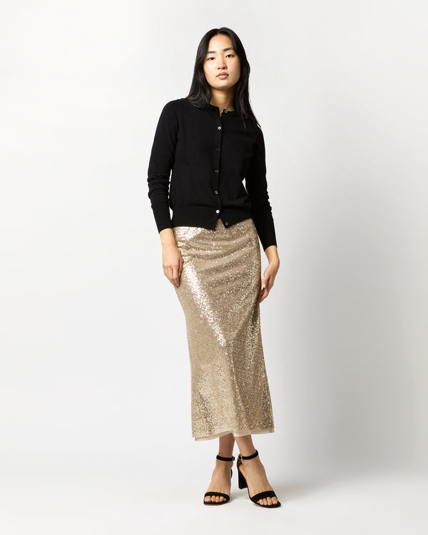 Sid Mashburn Ruby Skirt In Platino Sequin