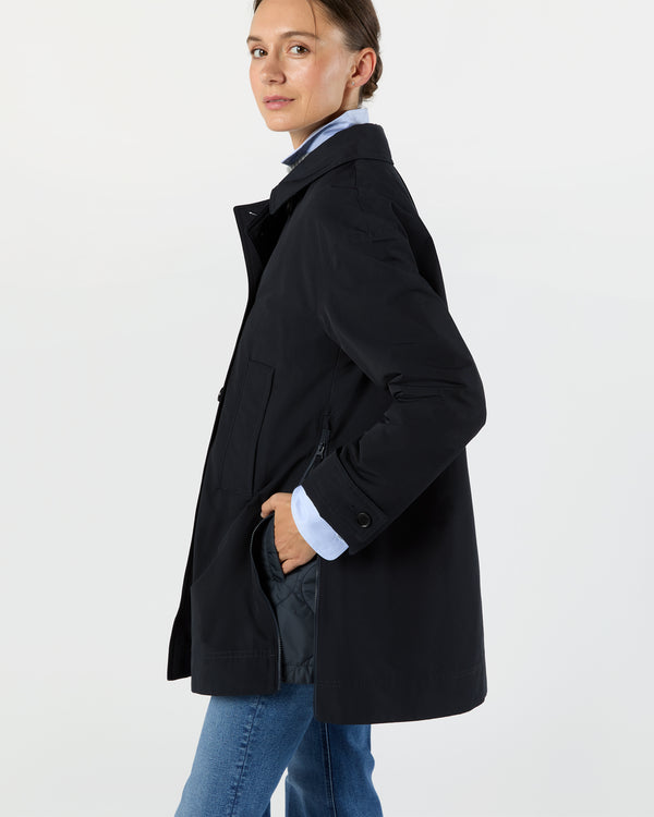Sid Mashburn Scarlett Coat In Navy