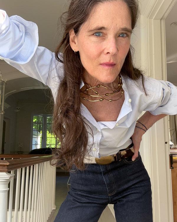 Sid Mashburn Seaweed Necklace In Tumbaga