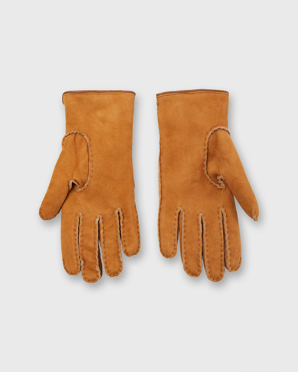 Sid Mashburn Sherpa-Lined Gloves In Chestnut