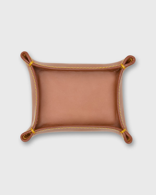 sid mashburn Small Tray in Natural Leather