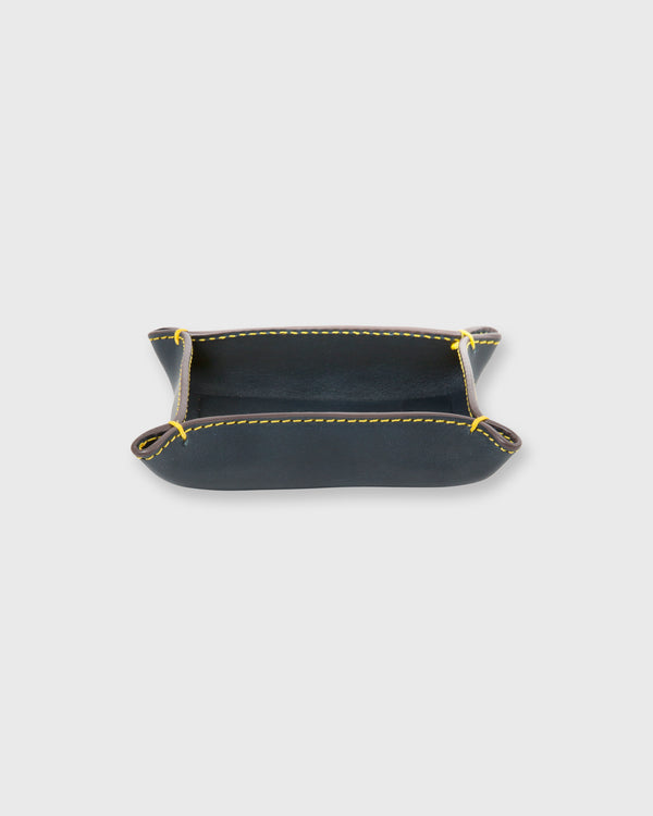 Sid Mashburn Small Tray In Navy Leather