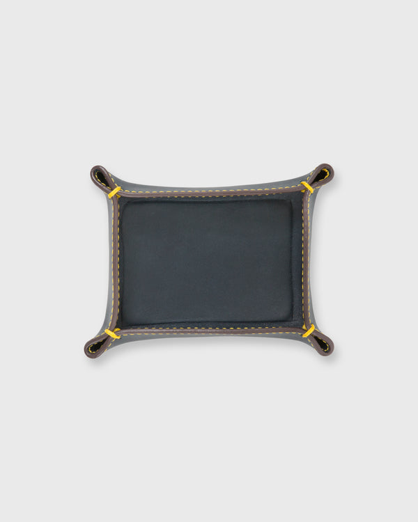 sid mashburn Small Tray in Navy Leather