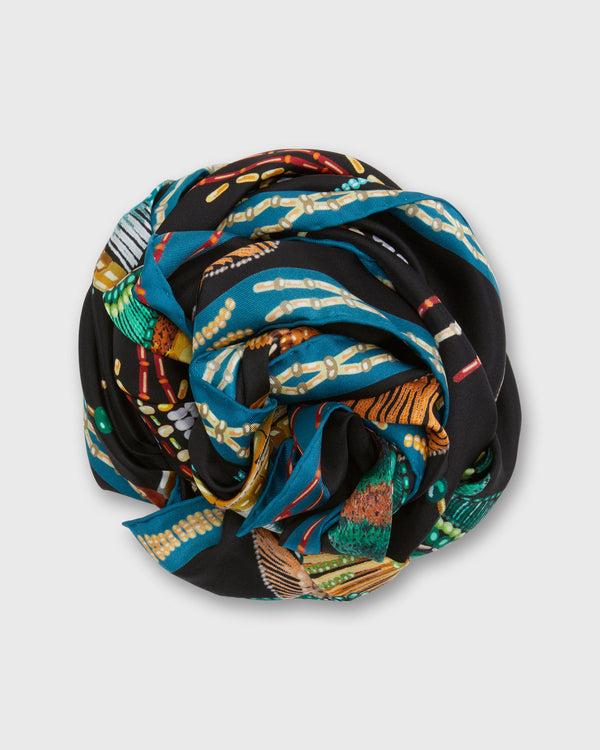 sid mashburn Square Scarf in Black Celestial