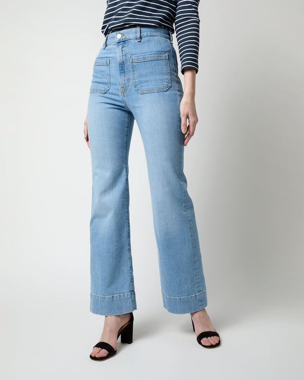 Sid Mashburn St Monica Jean In Azurina Blue