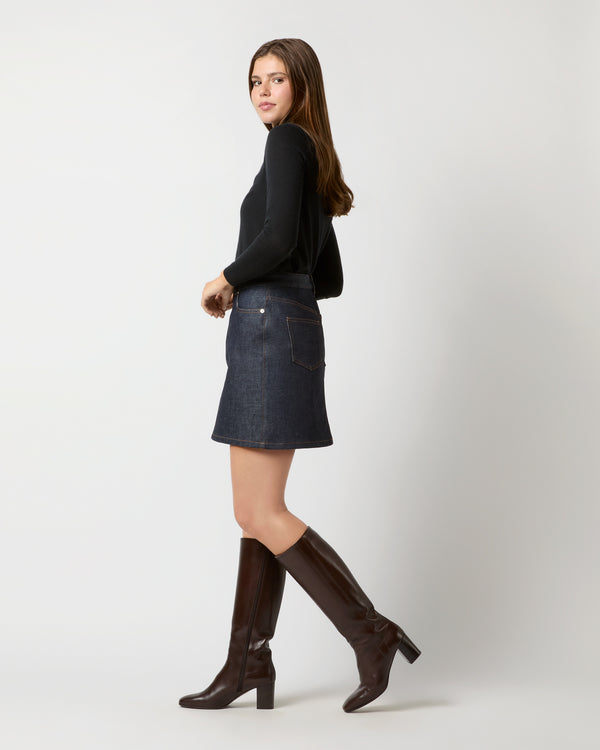 Sid Mashburn Standard Skirt In Indigo