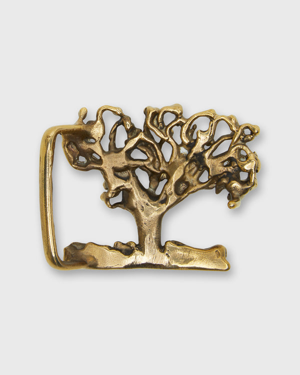 Sid Mashburn Tree Of Life Belt Buckle In Brass