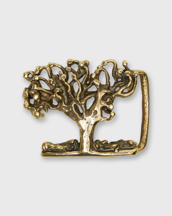 sid mashburn Tree of Life Belt Buckle in Brass