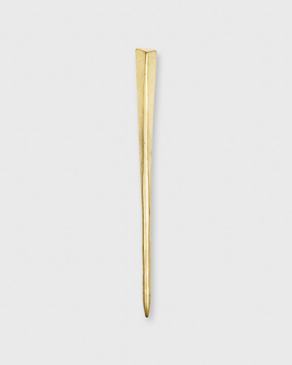 sid mashburn Triangle Hairpin in Brass
