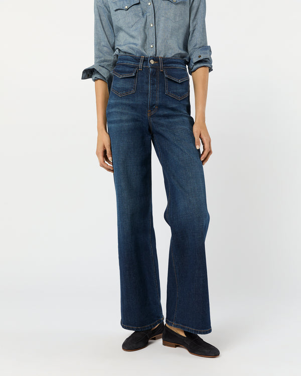 Sid Mashburn Venice Jean In Amido Blue