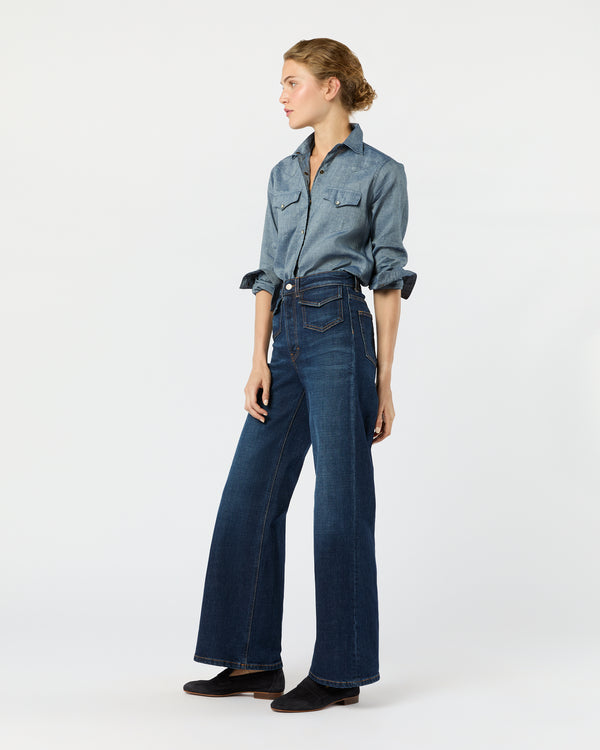 Sid Mashburn Venice Jean In Amido Blue