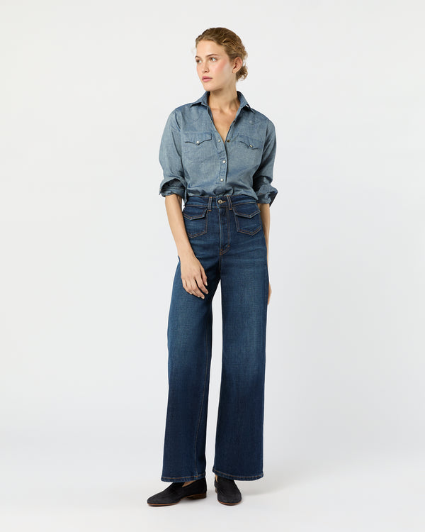 sid mashburn Venice Jean in Amido Blue