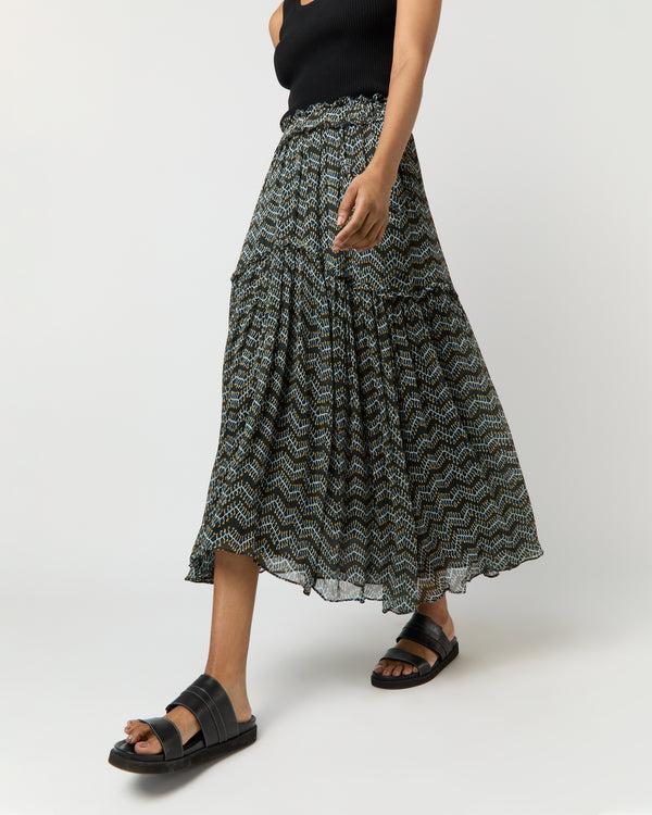 Sid Mashburn Veronique Skirt In Faded Black