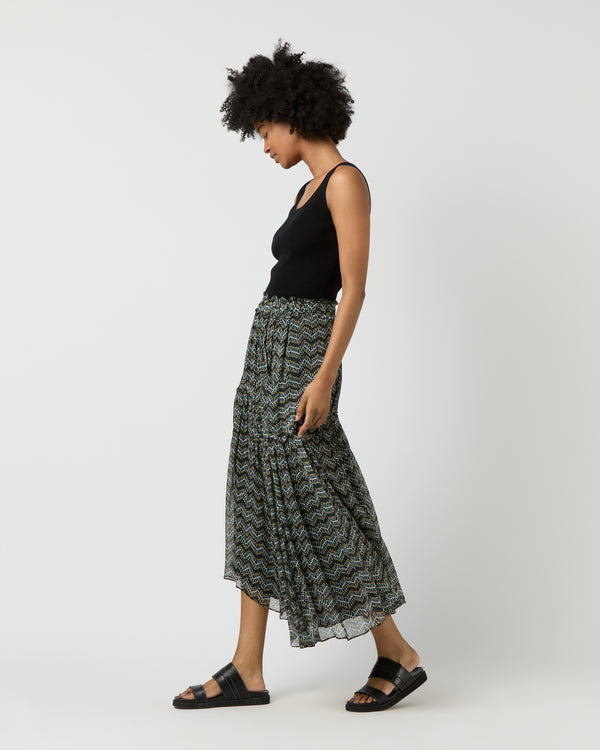 Sid Mashburn Veronique Skirt In Faded Black