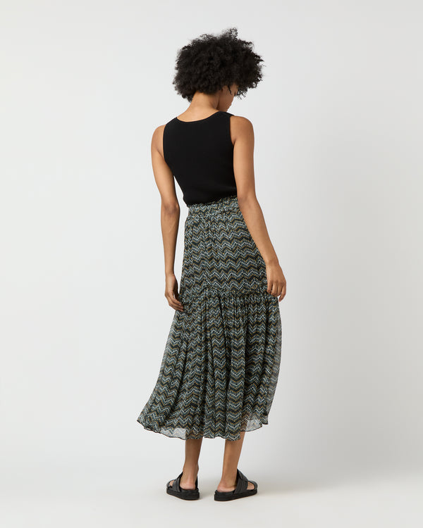 Sid Mashburn Veronique Skirt In Faded Black
