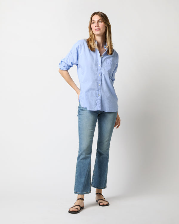 Sid Mashburn Weekender Shirt In Sky Summer Cloth