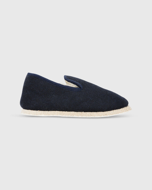sid mashburn Women's Wool Slippers in Navy